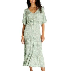 Z Supply Shana Medallion Tiered Midi Dress